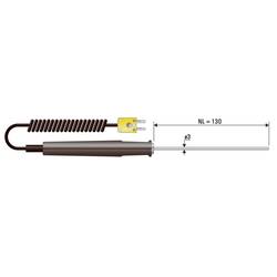 B + B Thermo-Technik 06001004-10 Einstechfühler kalibriert (ISO) -50 bis +400 °C Fühler-Typ K 06001004-10-ISO