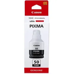 Canon Tintenpatrone GI-50BK, Pigmentiertes schwarz, für Pixma G5050, G6050, G7050 und Pixma GM2050, GM4050, Inhalt: 170 ml