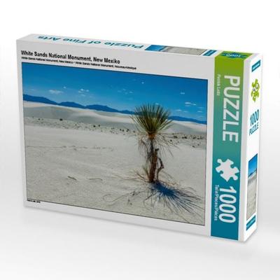 CALVENDO Puzzle White Sands National Monument, New Mexiko 1000 Teile Puzzle quer | 1000 Teile Lege-Größe 64 × 48 cm Foto-Puzzle für glückliche Stunden