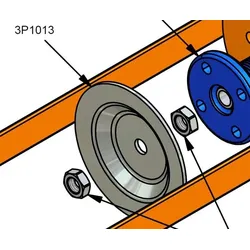 COX Ersatzteil 3P 1013 Steel Plunger Kartuschen Metallkolben Druckplatte