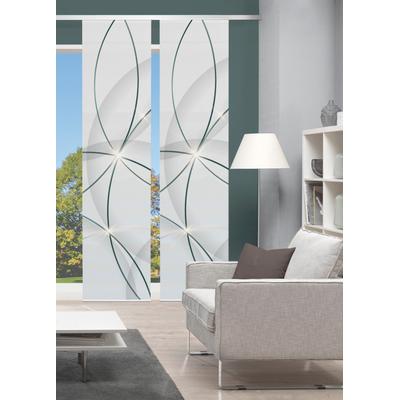 Schiebegardine VISION S "BLINKI", blau (türkis), B:60cm H:260cm, Polyester, Gardinen, DIGITALDRUCK