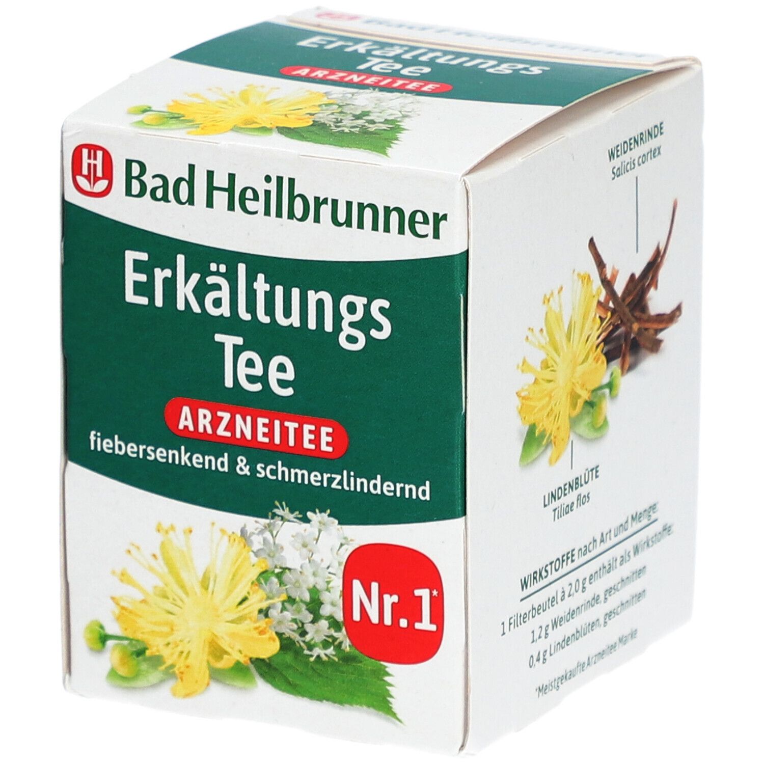 BAD Heilbrunner Erkältungstee N Filterbeutel 8x2 g
