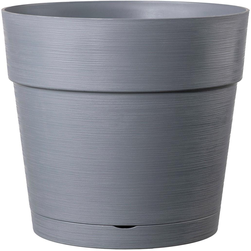 Deroma UK Save R Pot Ash Grey 43cm H x 47.9cm W x 47.9cm D