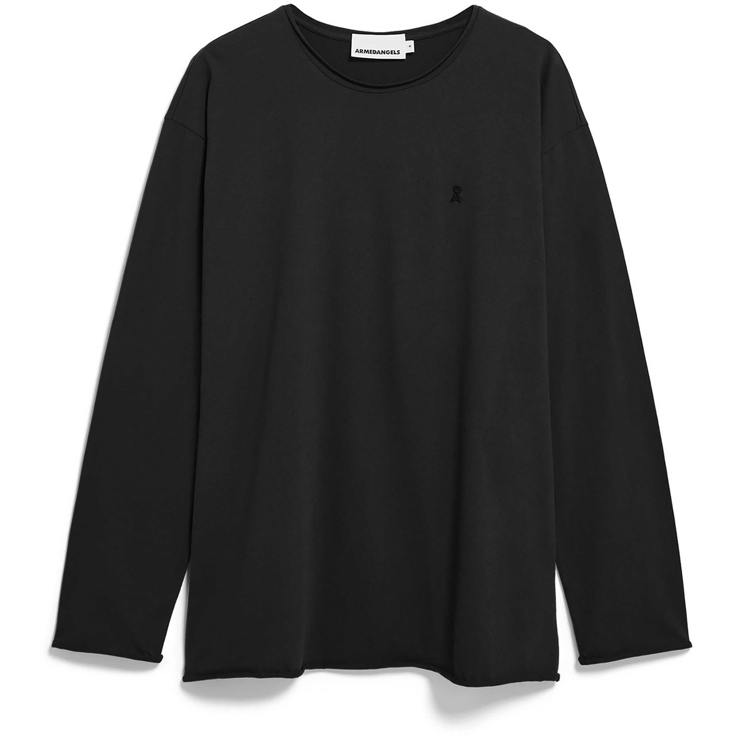 Armedangels Jaames Brushed Herren Longsleeves schwarz Größe M Lifestyle Hautfreundlich