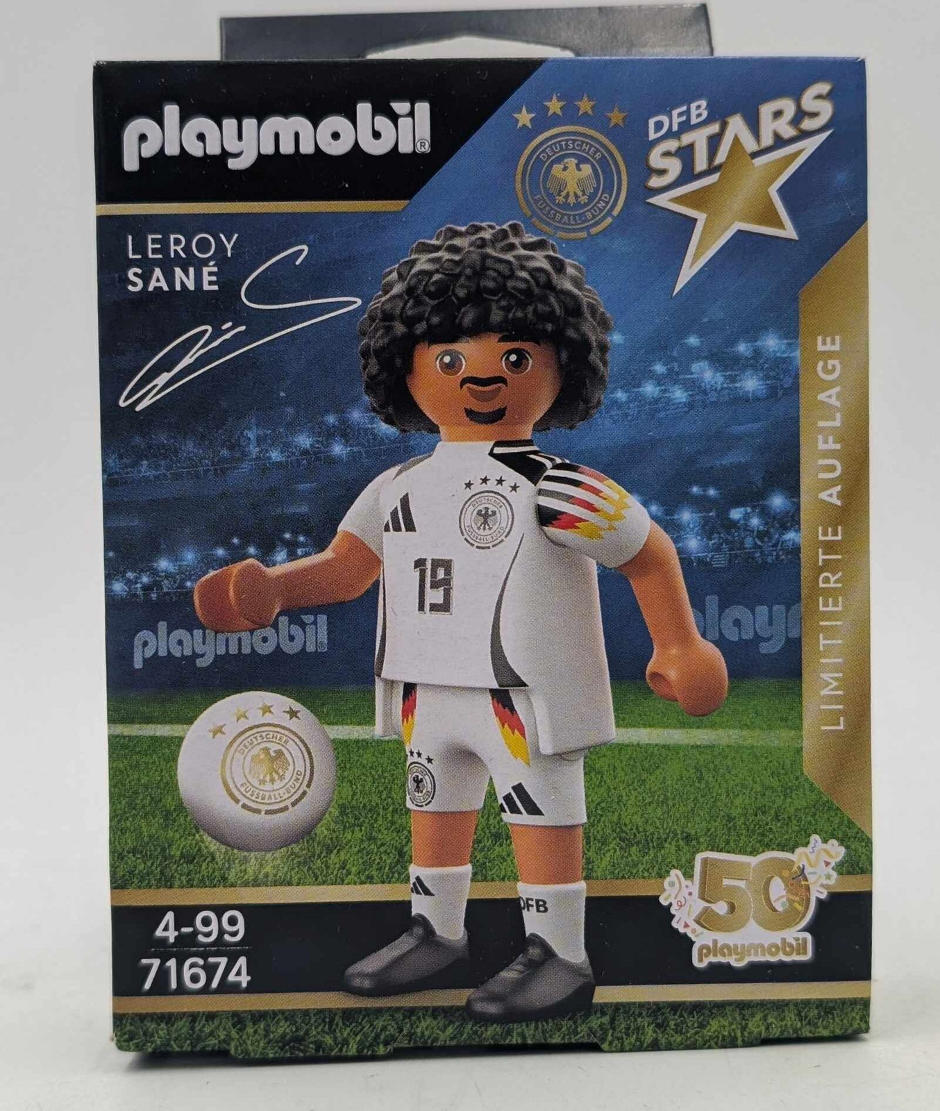 Playmobil DFB Leroy Sané voetbalfiguur 71674