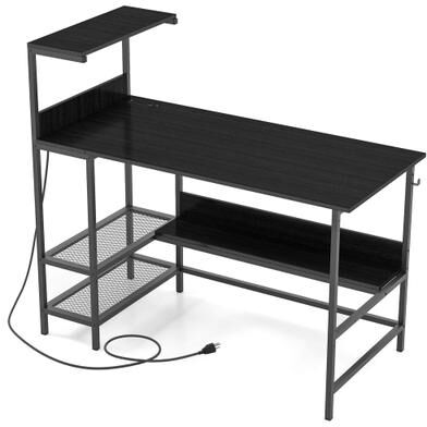 "48"" Home Office Desk Computer Desk with Reversible Gaming Desk Design"