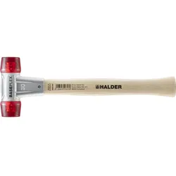 HALDER BASEPLEX Schonhammer Ø 30 mm Celluloseacetat mit Zindruckgussgehäuse