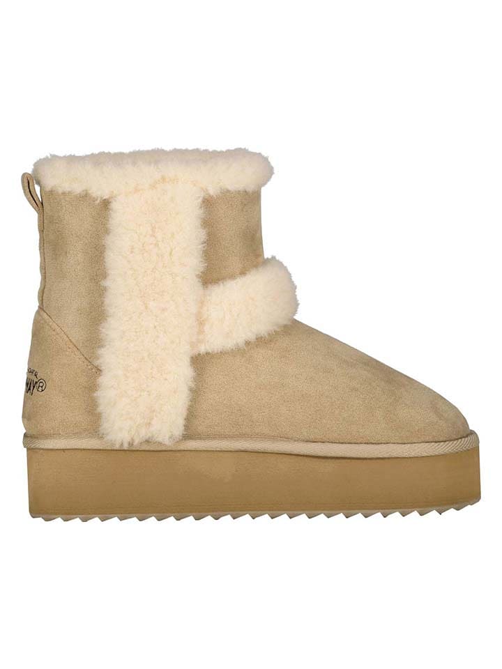 Geographical Norway Winterboots "Ocean" in Beige - 36