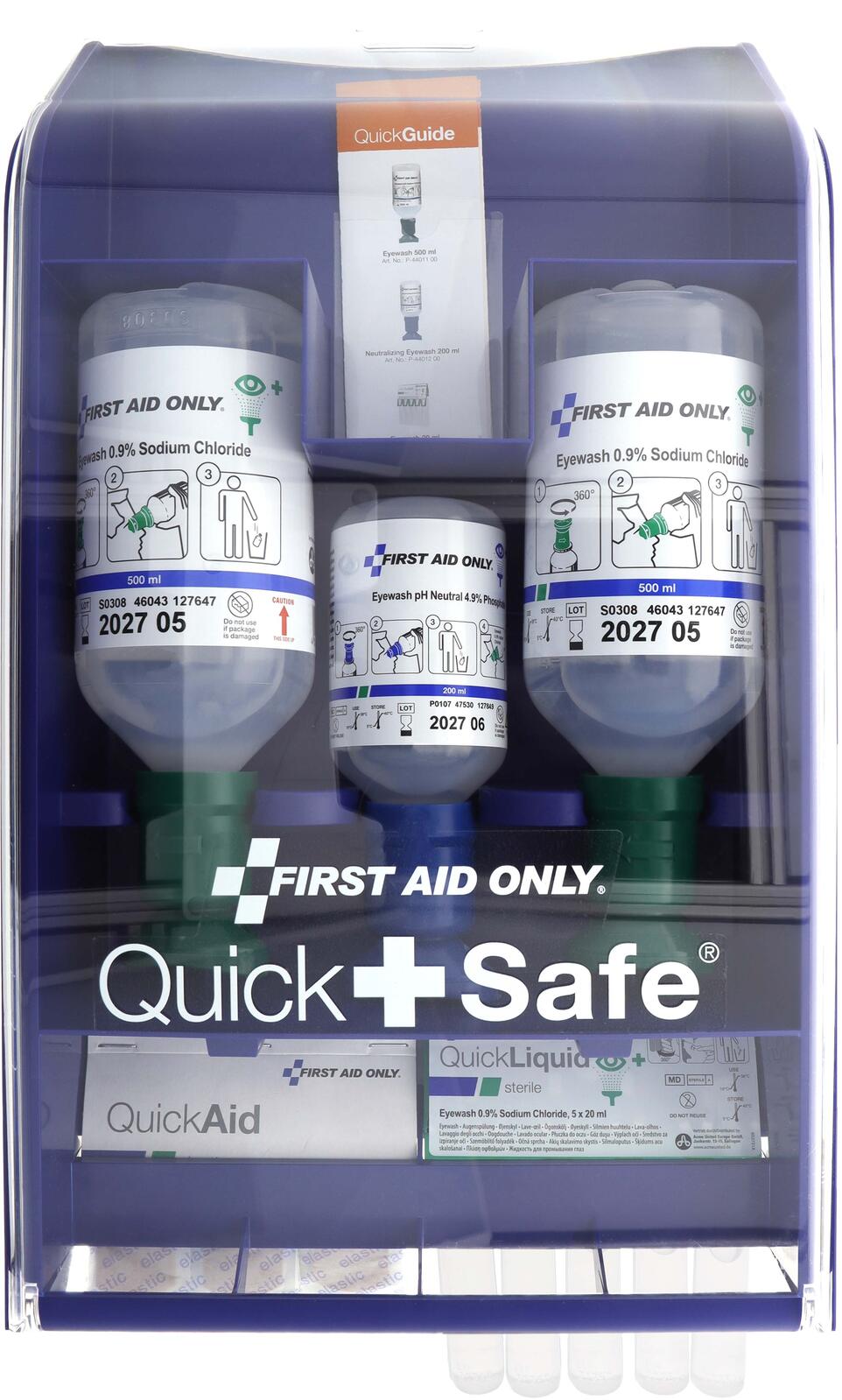 FIRST AID ONLY® Erste-Hilfe-Koffer Quick + Safe, blau P-44026 00
