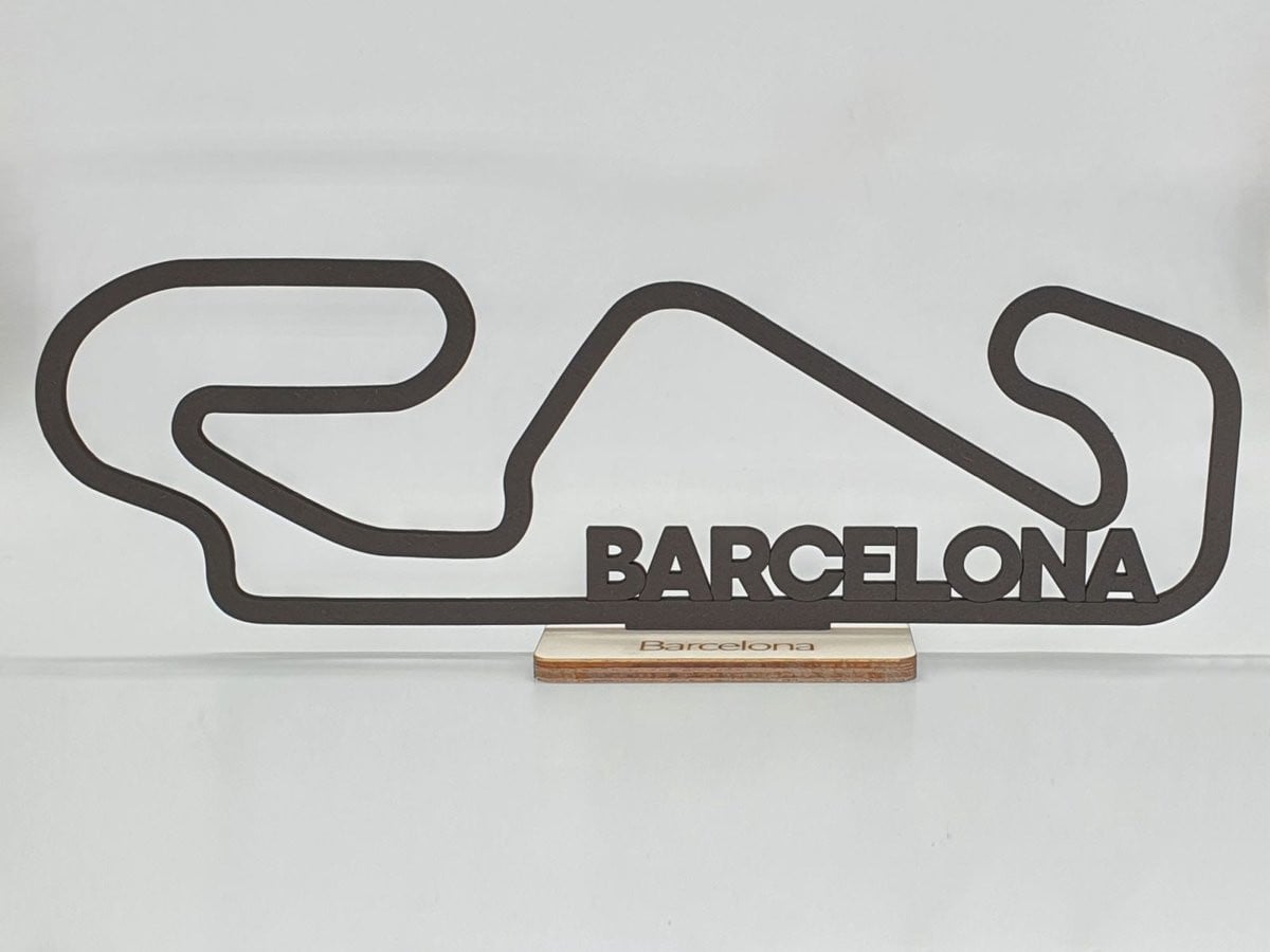 Circuit Barcelona Tabletop Decoratie 22 x 25 cm