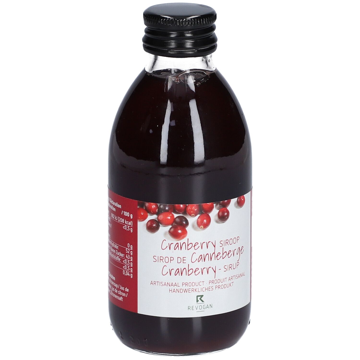Revogan Cranberrysiroop ok NL 200 ml Sirup