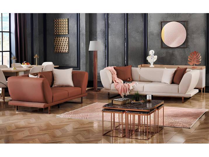 Xlmoebel Polstergarnitur Elegantes Sofa-Set mit Relaxfunktion und modernem Design, (Sofa-Set, 3-Sitzer Sofa + 2-Sitzer Sofa), Hergestellt in Europa