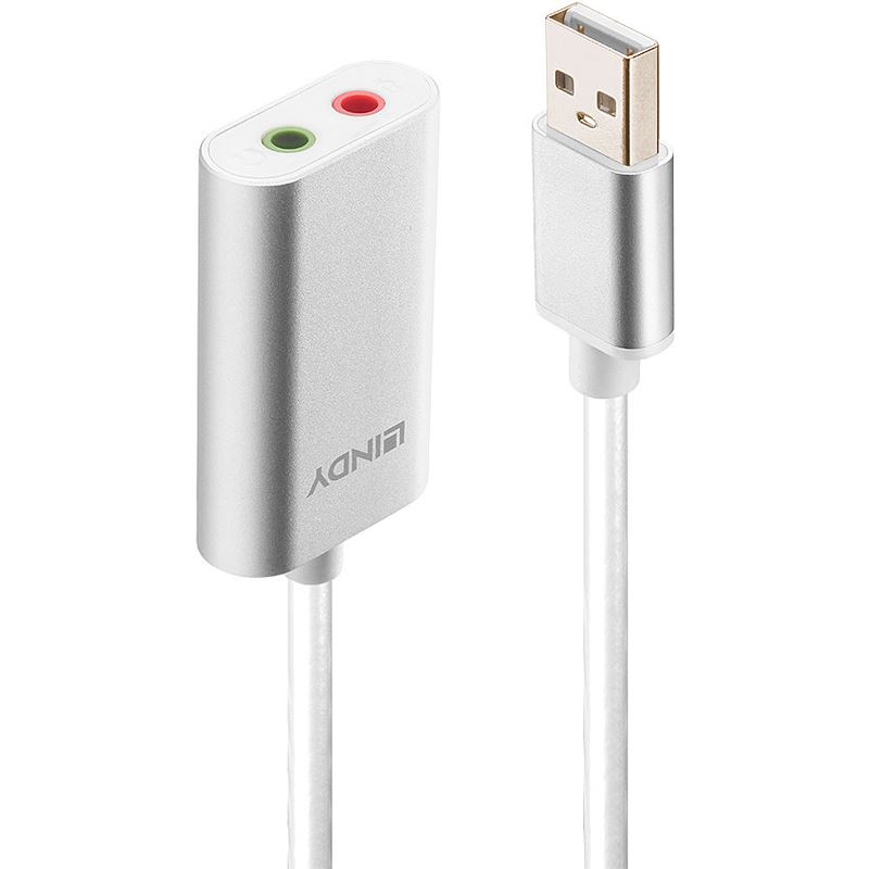 Lindy Audio Adapter USB Typ A 3.5mm