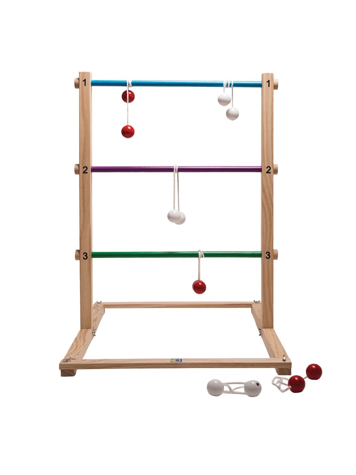BS Toys Wooden Ladder Game Throwing Game 7pcs. (EN)