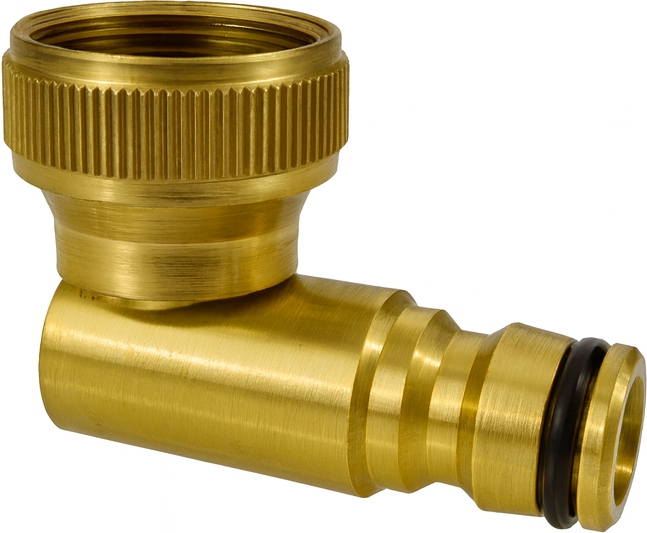 Raccord coudé AquaCraft, filetage femelle 3/4 pouce 1001000024 avec bouchon
