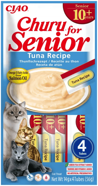Churu Cat Senior Receta de Atún 12 uds x 4 uds
