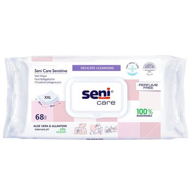 Seni care sensitive Feuchtpflegetücher 68 St Tücher