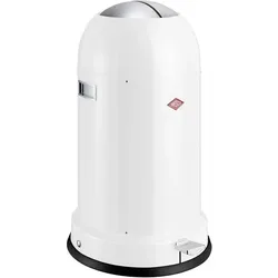 WESCO Kickmaster Classic Line Treteimer 33 L Mülleimer Abfalleimer - Weiß matt