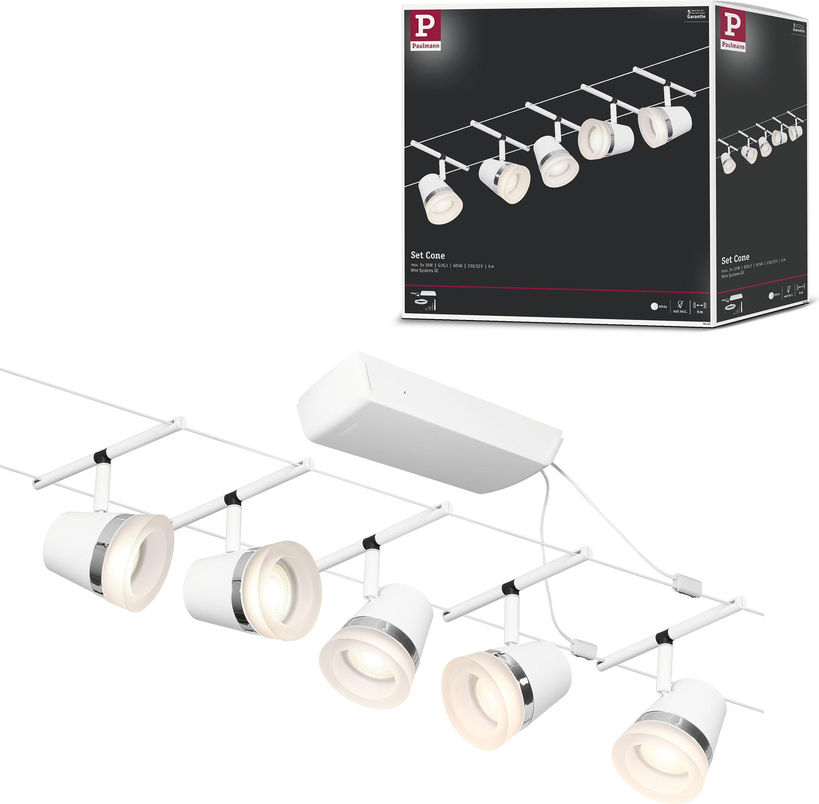 Paulmann CorDuo Touwsysteem Cone basisset
