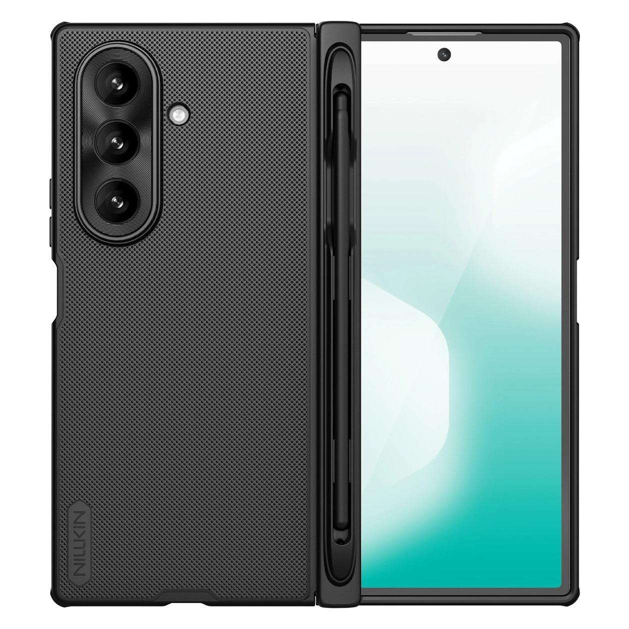 Nillkin Super Frosted FOLD Magnetische Stiftschlitz-Rückseite für Samsung Galaxy Z Fold 7 Schwarz (Samsung Galaxy Z Fold7) (57983126242)
