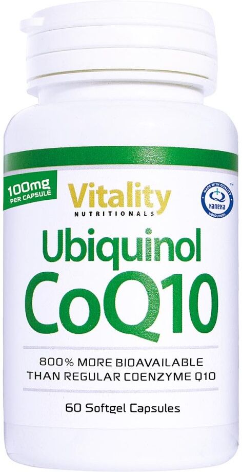 Vitality Nutritionals Ubiquinol Coq10 100mg Weichkapseln hochdosiert