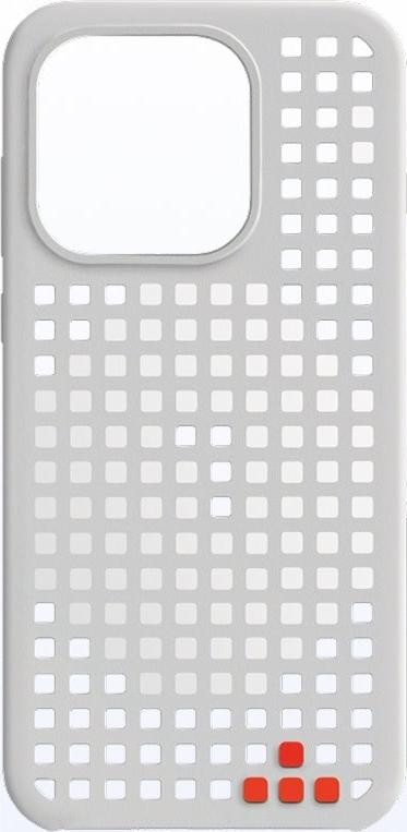 Grijs OnePlus 15 telefoonhoesje met magnetische sluiting en patroon