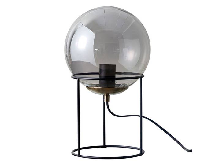 Moon Tischleuchte Smoked Glass H34 Ø20 - Dyberg Larsen - Wohnzimmer - Kugel