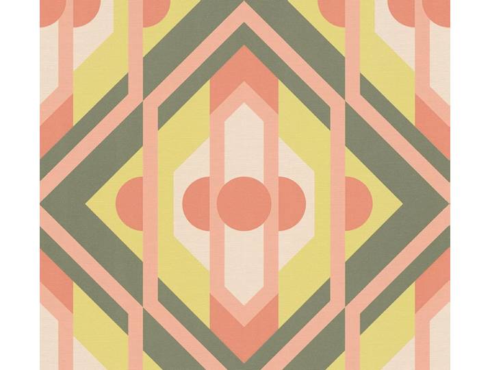 RETRO BEHANG Grafisch - meerkleurig - A.S. Création Retro Chic