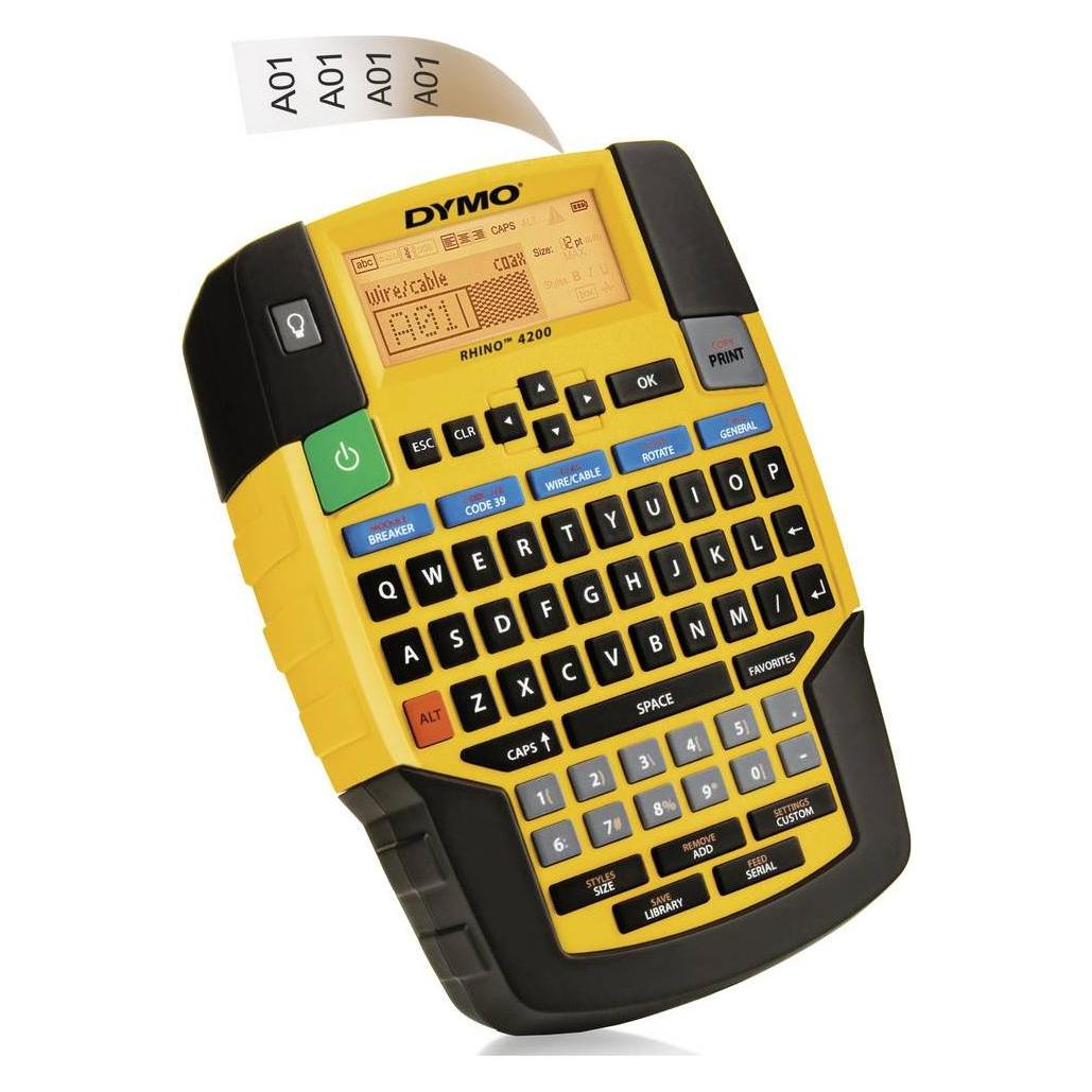 Dymo Rhino 4200 Etikettendrucker Wärmeübertragung Kabellos QWERTY (180 dpi) (1852995)