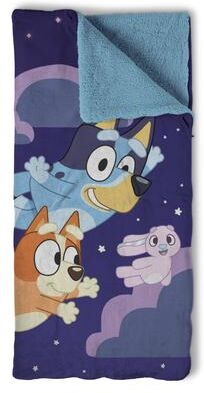 Bluey Slumber Pups Silk Touch Sherpa Slumber Bag 27×56 Inches