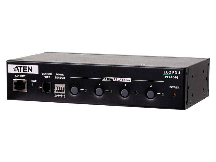 Aten PE4104G ATEN PE4104G PDU de distribution de courant\, 4 sorties C13\, boîtier de contrôle avecIP