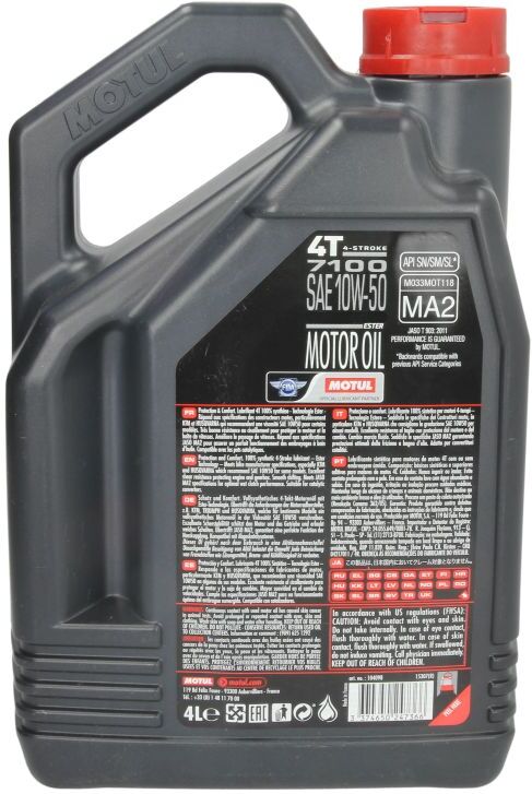 Motoröl MOTUL 104098 7100 10W50 4L