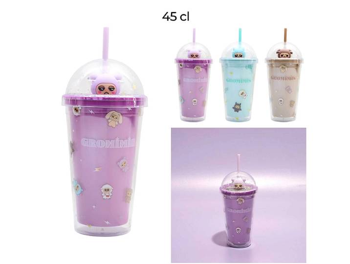 THE CONCEPT FACTORY Travel mug GROSMIMI 45cl plastik mehrfarbig 1 Stück