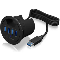 ICY BOX IB-HUB1403, 4 Port USB 3.2 Gen 1 Type-A Tisch-Hub