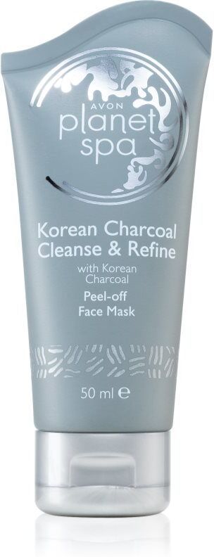 Avon Planet Spa Korean Charcoal Cleanse & Refine peel-off face mask with activated charcoal 50 ml