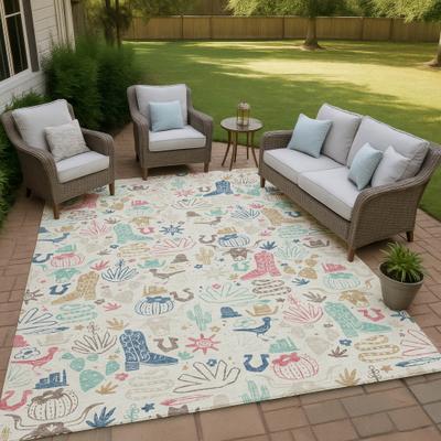 Addison Rugs Machine Washable Indoor/ Outdoor Modern Ranch Chantille Rug