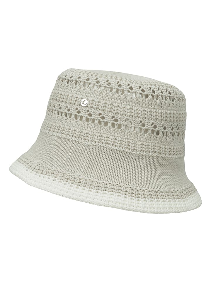 LUHTA Fischerhut "Nuora" in Grau/ Beige - onesize