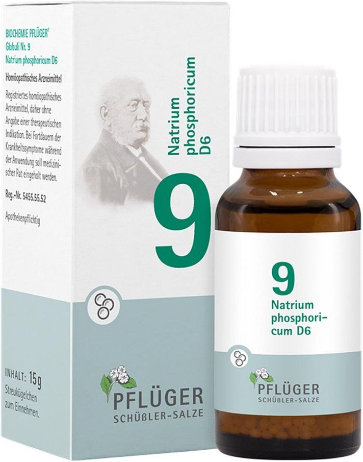 Biochemie Pflüger 9 Natrium Phosphoricum D6 Globuli