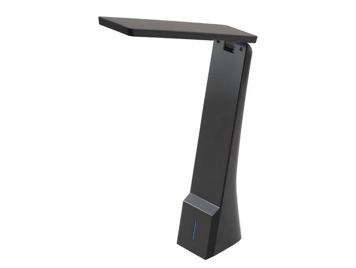 LED-Tischleuchte La Seca 20 x 5 x 26cm Schwarz/Schwarz Material: Kunststoff LED