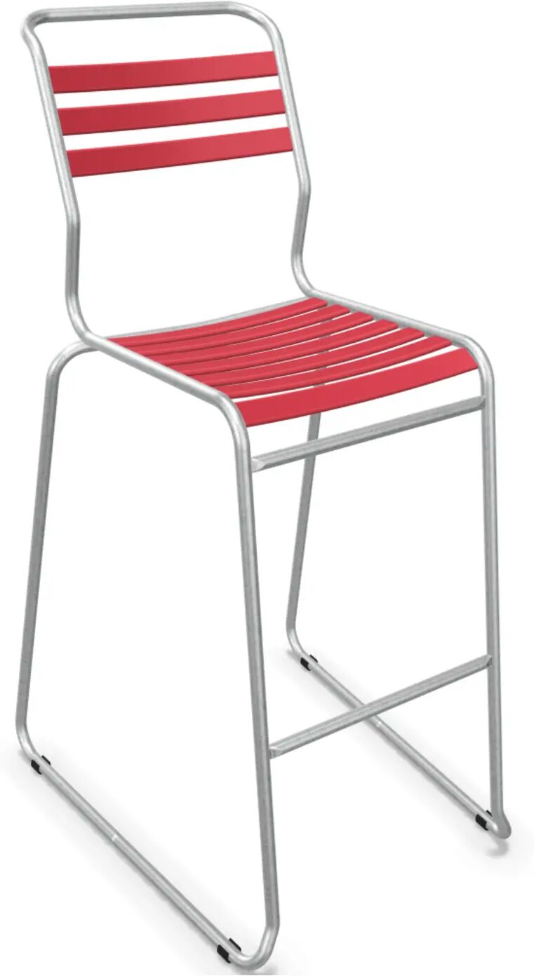 Schaffner Säntis Feuerverzinkt m. Kufen  Ahornrot