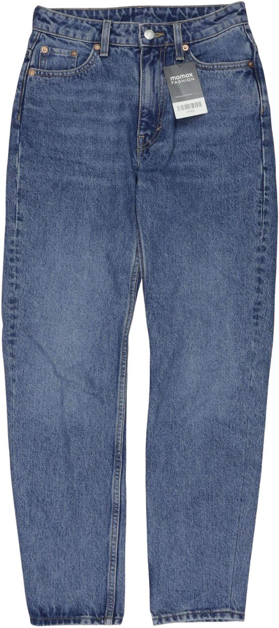 Weekday Damen Jeans, Blau, Gr. W24, Baumwolle - Second Hand