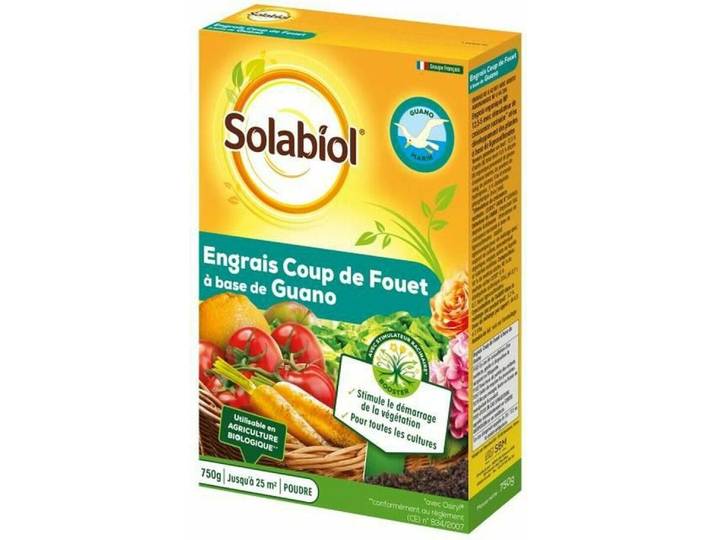 Engrais Coup De Fouet à Base De Guano Marin 750g /nc - Solabiol
