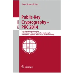 Public-Key Cryptography -- PKC 2014, Fachbücher von Hugo Krawczyk