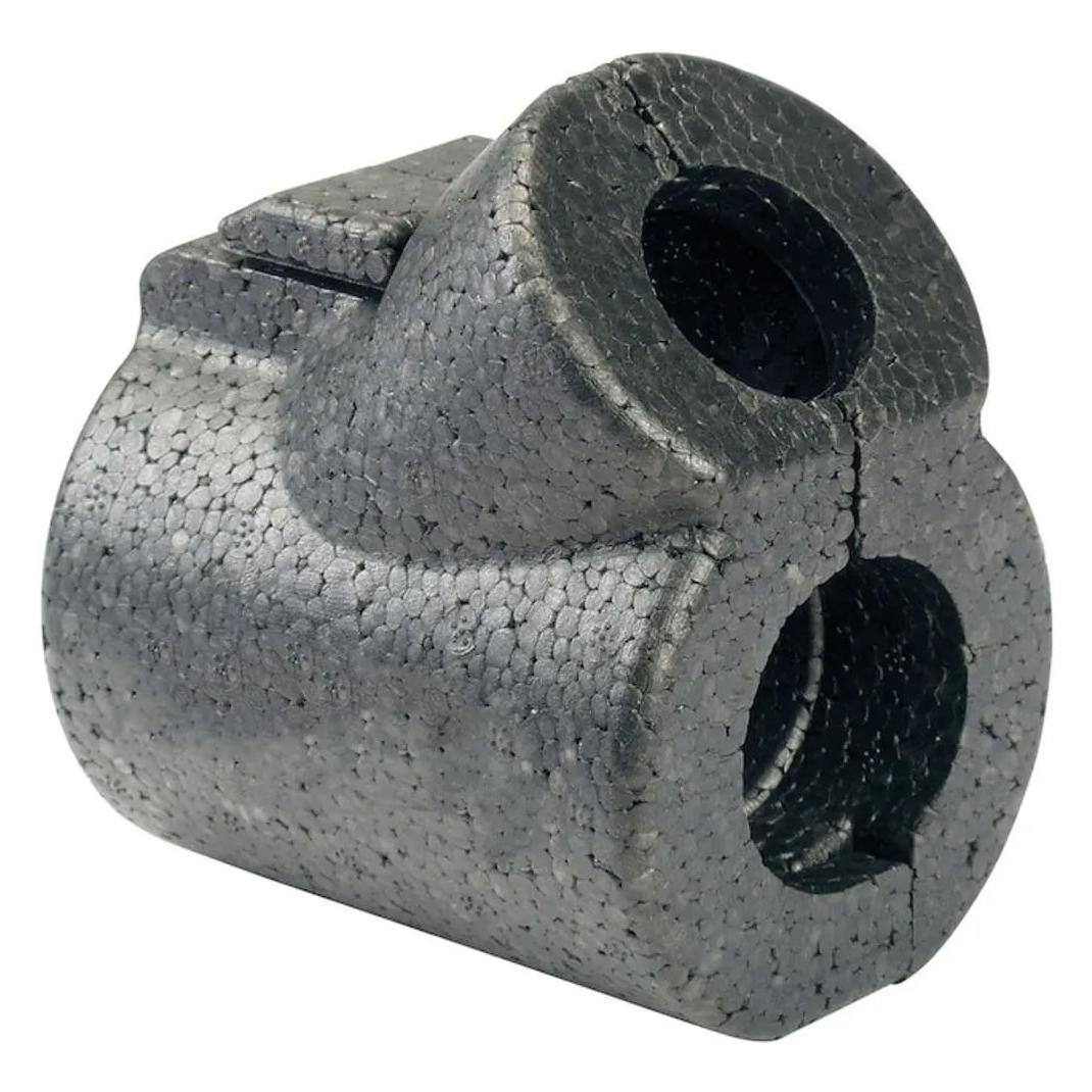 Pittway SARL Dämmschale VA2510C EPP, dunkelgrau, selbstklemmend DN10+15 (VA2510C015)