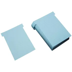 Ultradex, Zubehör Präsentieren, T-Karten Breitformat B92xH120mm karibikblau VE=100 Stück