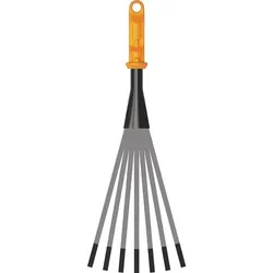Fiskars Fächerbesen OneClick Arbeits-B.124mm Metall 7 Metallzinken