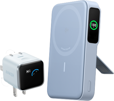 Bundle kit: Anker MagGo Power Bank (10K) and Anker Nano Charger (45W, Smart Display, 180Â° Foldable)