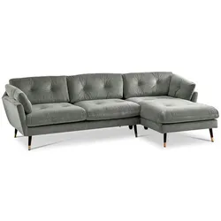 BOOOM Ecksofa Japan Stoff Light Grey