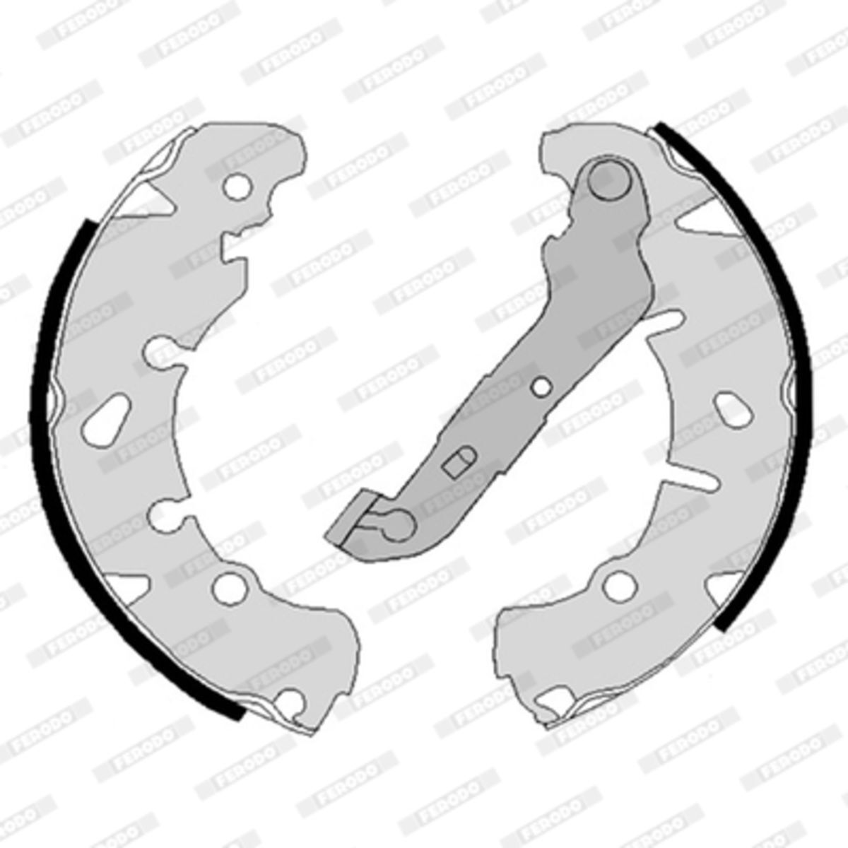 Bremsbackensatz FERODO FSB4186