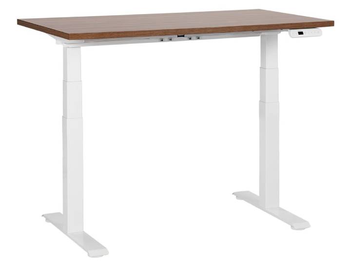 Table à hauteur ajustable Électrique marron